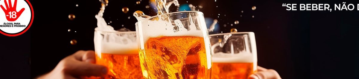 Chopp gelado servido em taças